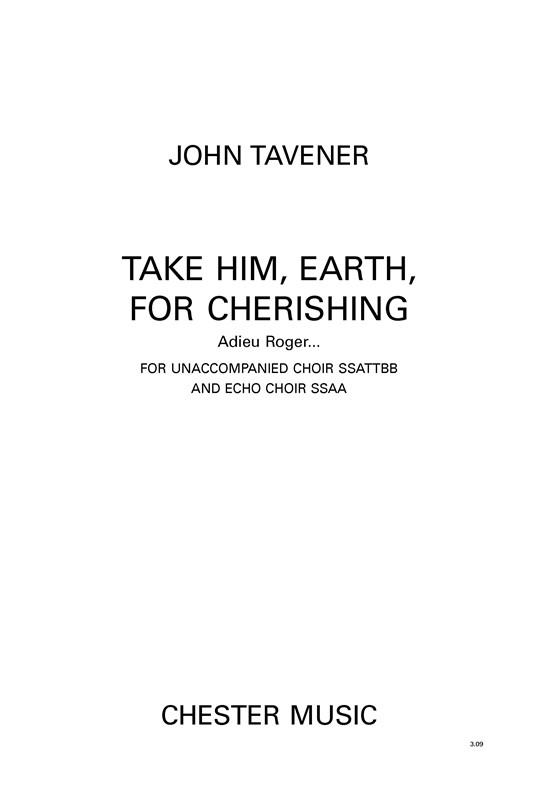 Take Him, Earth, For Cherishing